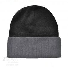 Tuque à rebord 2 tons