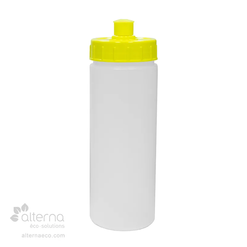bouteille fabriquée au Québec 16 oz (onces) jaune