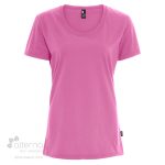 t-shirt en coton bio femme - rose