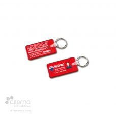 Porte-clés flexible rectangulaire