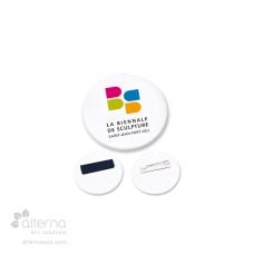 Macaron rond 2″ bombé