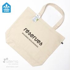 Sac fourre-tout en coton. Certification fabriqué au Québec.