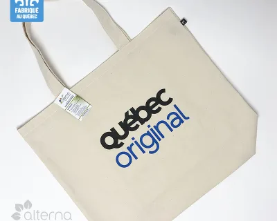 Sac en coton personnalisé fabriqué au Québec