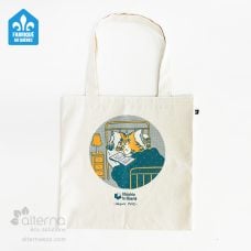 Sac fourre-tout en coton. Certification fabriqué au Québec.