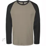 T-shirt manches longues raglan fabriqué au Québec en usine syndiquée
