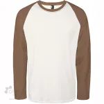 T-shirt manches longues raglan fabriqué au Québec en usine syndiquée