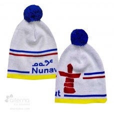 Bonnet long avec logo HD et pompon