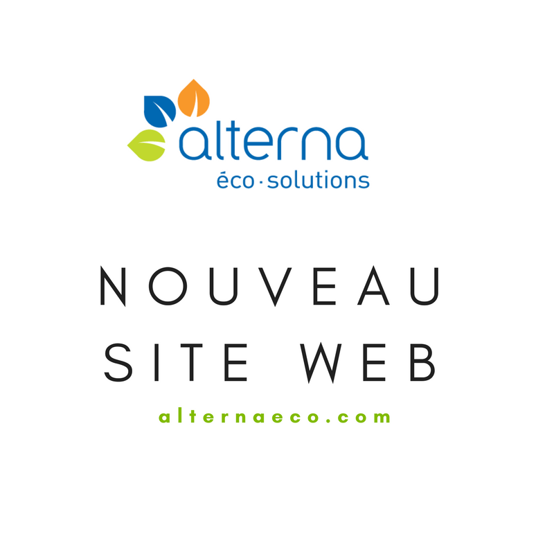 Nouveau site web Alterna éco-solutions