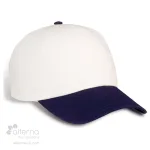 Casquette style Classique fabriquée au Québec _naturel et marine