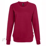 Crewneck col rond femme fabriqué au Québec_Rouge