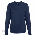 Crewneck col rond femme fabriqué au Québec_Marine
