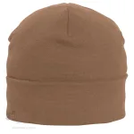 Tuque en coton bio unisexe fabriquée au Québec_Café