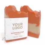 Savon artisanal fabriqué au canada avec étiquette ensemencée_citrons et herbes