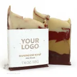 Savon artisanal fabriqué au canada avec étiquette ensemencée_bois sauvages