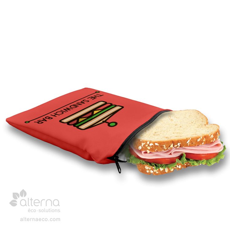 NERTHUS Sac Isotherme Réutilisable Pour Sandwich - Écologique, Facile à Nettoyer, Pratique