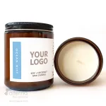 Bougie de soya et coco fabriquée à la main au Canada_Océan 8oz