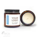 Bougie de soya et coco fabriquée à la main au Canada_océan 4 oz