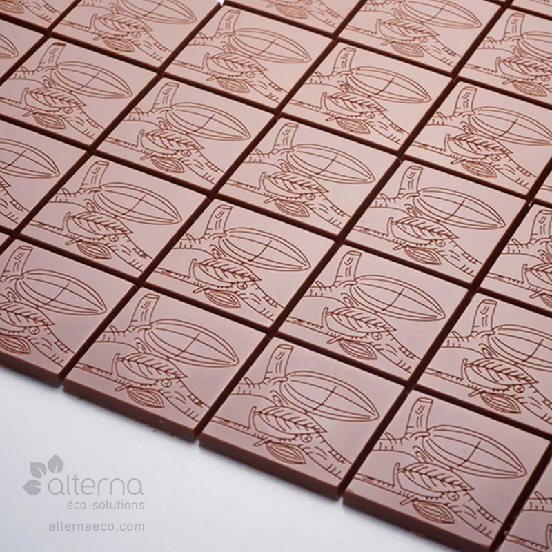 Chocolats individuels personnalisés fabriqués au Canada.