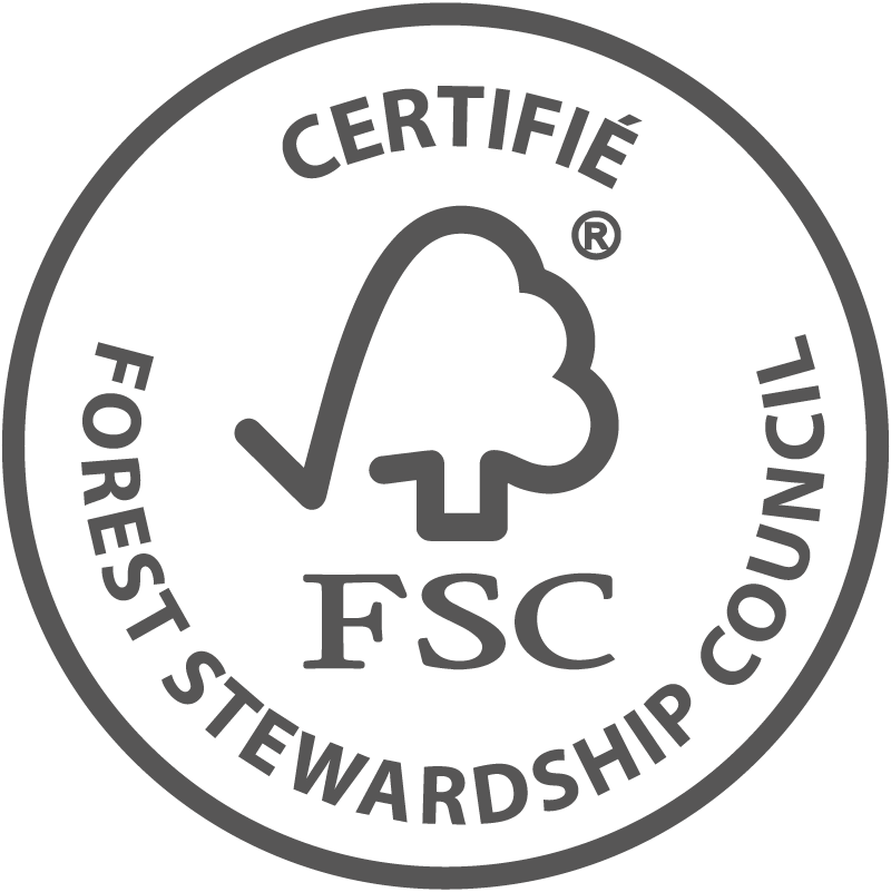 Produit contenant du papier et/ou du carton certifié FSC