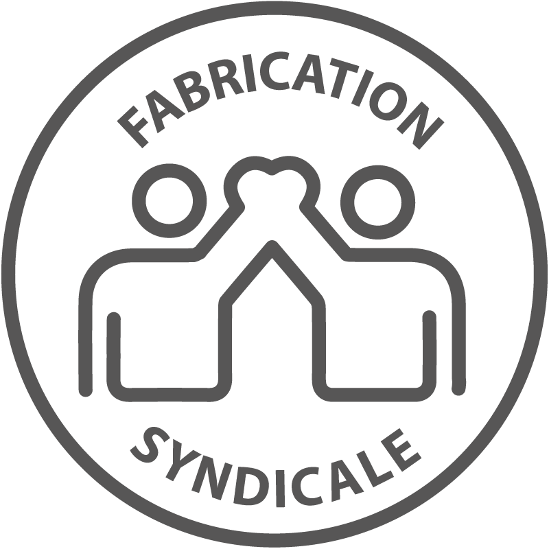 Produit fabriqué en usine syndiquée Produit fabriqué en usine syndiquée