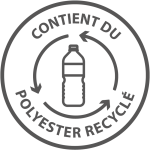 Contient du polyester recyclé