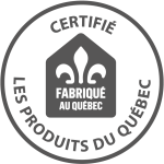 Produit certifié Fabriqué au Québec par Les produits du Québec