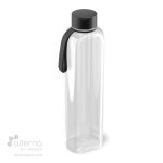 Bouteille de plastique recyclé Daydreamer noir 530 ml / 18 oz (Importation futée)
