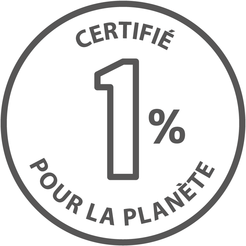 Entreprise certifiée 1% pour la planète Entreprise certifiée 1% pour la planète