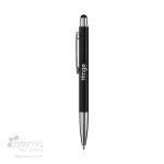 056-EC153 Stylo en aluminium recyclé noir