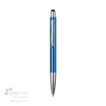 056-EC153 Stylo en aluminium recyclé bleu