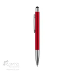 056-EC153 Stylo en aluminium recyclé rouge