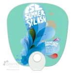 044-HANDFAN Éventail en carton laminé