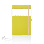 Carnet de notes en cuir de pomme vert