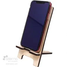 Support à téléphone en bois fabriqué au Canada