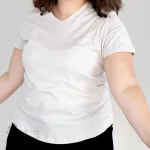 T-shirt hyperpersonnalisé pour femme entreprise carboneutre