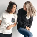 T-shirt hyper personnalisé unisexe et chandail manches longues hyper personnalisable unisexe entreprise carboneutre