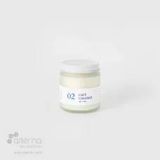 Bougie de soya 4oz café-caramel fabriqué au Québec