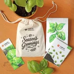 Ensemble cadeau. Basilic. Fabriqué au Canada.