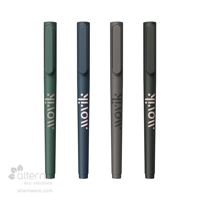 Stylo à encre gel en matériaux recyclés 