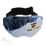 housse à lunettes de ski sublimée fabriquée au Québec