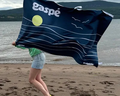 Serviettes fabriquées au Québec - Destination Gaspé