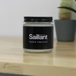 Bougie 4 oz._Groupe Saillant_fabriquée au Québec