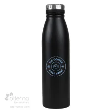 Bouteille d'eau en acier inoydable recyclé 600 ml_Importation futée