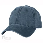 Casquette Initial non structurée en coton recyclé_Marine