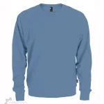 Chandail crewneck unisexe fabriqué au Québec_Denim
